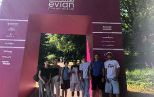 L'Ecole de Golf en visite à l'Amundi Championship d'Evian
