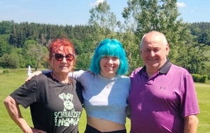 Visite et cours de golf pendant la préparation d'un concert