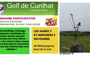 Semaine travaux d'automne  pour les bénévoles