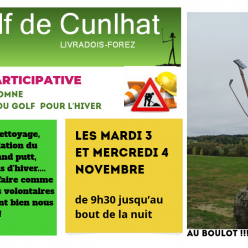 Semaine travaux d'automne  pour les bénévoles